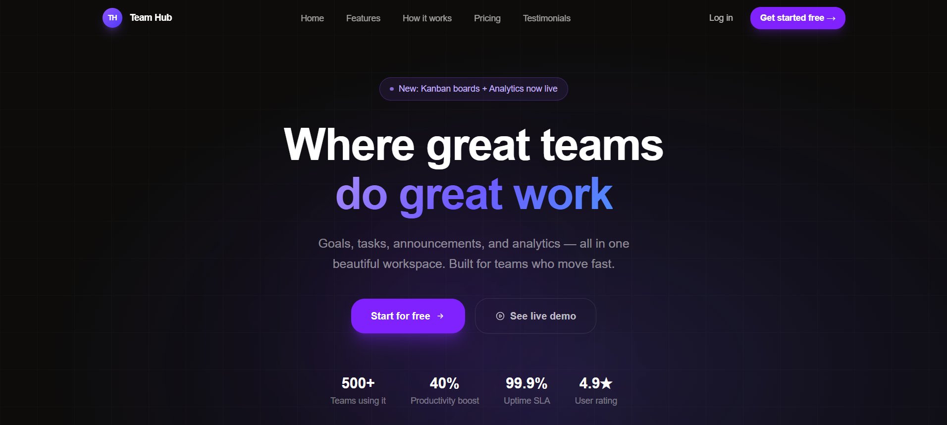 Team Hub